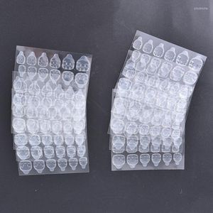 False Nails 10 fogli/pacchetto Adesivi a doppio lato adesivi adesivi trasparenti unghie arte punta per unghie strumenti di estensione prud22