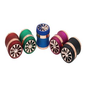 Akcesoria do palenia Pokrywa wiatraka Talii Metalowe Szlifierki Wysokość 72mm OD 63mm 4 Warstwy Stop Cynkowy Multi Colors GR398