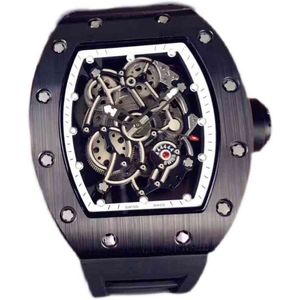 Orologi Orologio da polso di lusso Richa Milles Designer Orologio meccanico completamente automatico da uomo Ceramica Scava fuori Nastro adesivo personalizzato Tide l 32DS