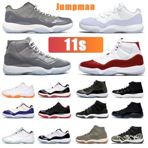 Buty trampki 11 11s buty do koszykówki Pure Violet Cherry Men kobiety Cool Grey Concord Pantone Treaker Treaker