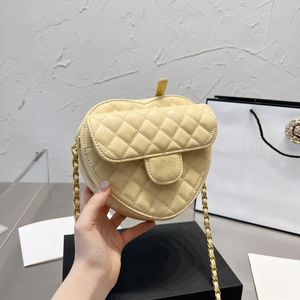 Сумки Lady Bags Haert Shape Bag Новое прибытие модная цепная сумочка классическая пружина девочка-плечо плетеной плиты звездного стиля Soft Crossbody