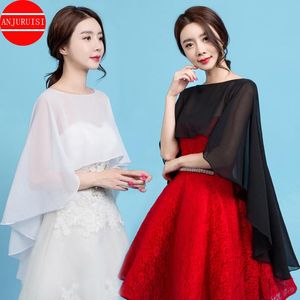 Wraps & Jackets Chiffon Cape Bolero Women Mariage Chalas Mujer Evening Wedding Bridal Jacket Accessories Peleryna Cloak Boda Shawl