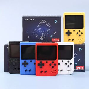 400 in 1 Handheld Video Game Console Retro 8-bit Design with 3-inch Color LCD and 400 Classic Games Supports Two Players AV Output Cable Included