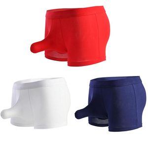 Mutande Uomo Intimo Boxer Modale Traspirante Confortevole Naso di elefante Mutandine maschili Cueca Tanga Boxer Pantaloncini Mutande