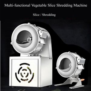 Commercial vegetable slice shredding machine for kitchen canteen small vegetable fruit electric vegetable cutter