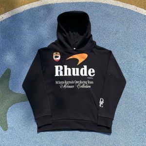 Mens Designer Hoodies Venda venda por atacado-Designer de moda Rhude Hoodie para homens e mulheres de alta qualidade Nome da rua