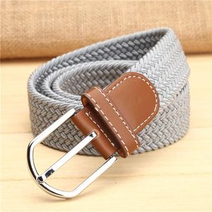 Belts For Men Formal Women Fashion Waist Belt Narrow Stretch Dress Pants Buckle Canvas WaistbandBelts