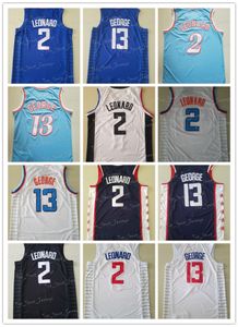Wholesale 13 paul george jersey resale online - 2022 new Men Basketball Kawhi Leonard Jersey Paul George Breathable Edition Earned City All Stitched basketball jerseys black white