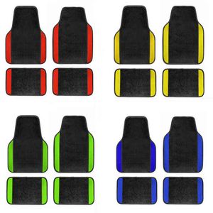 5Seats universella bilgolvmattor för Suzuki Kizashi Swift Vitara SX4 Auto Foot Pads Golvfodrar Bilstyling Tillbehör täcker H220415