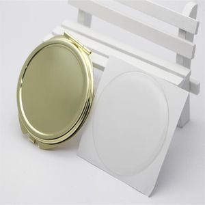 5 stuks veel goud compacte spiegel blanco vergroot dia mm zak spiegel epoxy sticker diy set kleine trailorder3300