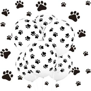 12 inch 2.8g printed dog claw balloon Party Decoration holiday party atmosphere children's birthday decorations festive supplies