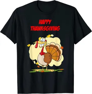 Męskie koszulki Happy Thanksgiving 2022 Funny Turcja T-shirt