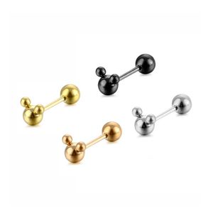 316L Stainless Steel Ear Croilage Tragus Studs Örhängen Body Piercing Jewerly för kvinnor och tjejer