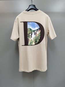 T-shirt Druck Materialien großhandel-Herren Modedesigner T Shirt US Größe lose T Shirts hochwertige Baumwollmaterial Druckdesign Luxus Männer T Shirt