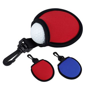 Portable Golf Ball Cleaner Pouch Bag Washer Dirt Wiping Pocket Cleaning Tool Supplies Accessories