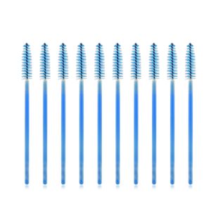 50pcs/lot Disposable Eyelashes Makeup Brushes One-off Applicator Wand Eyelash Women Make up Brush