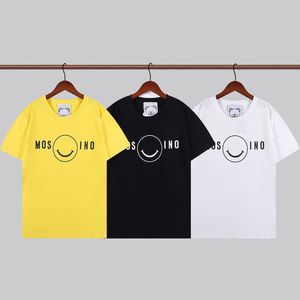 Italien Designer T-shirt FÖR Dam Sommar Paris T-shirts Par Tryck stor storlek Kortärmade T-shirts Streetwear Vit Mönster PLUS Storlek 2XL 3XL 4XL 5XL