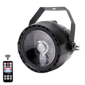 販売シングルチューブ30W LED COBオーディエンスライトステージビデオ表面RGBWリモコンDMX 512プラスチックパー染色ランプ