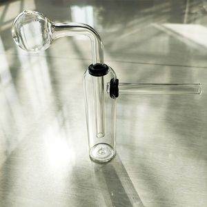 Avtagbara glasrör Oljebrännare Bubbler Glass Bong Dab Rig i Hopah vattenrör bärbart rökrör percolater bongs med tobakskål Shisha oljebrännare