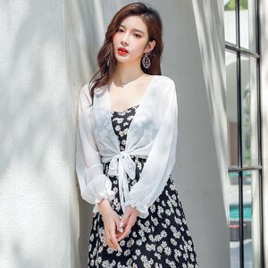 Wraps & Jackets Long Sleeve White Black Shrugs For Bolero Women Formal Party Dress Capa Mariage Summer Dresses Jacket Elegant Bridal Shawl