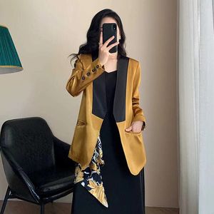 T310 Womens Suits Blazers Tide Designer عالي الجودة الرجعية الإحساس العالي من سلسلة البريطاني