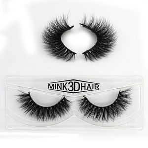 Curly CrissCross Mink Eyelashes Tjock naturlig mjuk ljus återanvändbar handgjord multilayer 3d falska fransar Extensions Full Strip Lash lätt att bära DHL