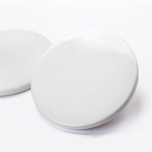 Sublimation Ceramics Coaster Mats Blank Heat Transfer Heart Round Shape Table Cup Pads