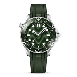 2022ss NOVO MODELO VERDE GD Men Diver Mens Ceramic Bezel relógios de luxo Relógios Origina Movimento Mecânico Automático Diver 300M master montre de luxe Relógios de pulso