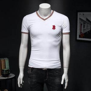 Camisetas masculinas Men Brand b Bordado 5xl 4xl Famoso designer camise