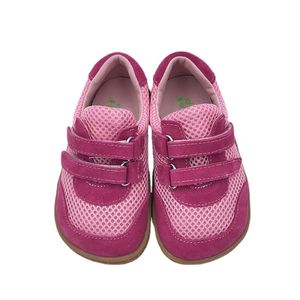 TIPSIESOES TOP Spring Spring Net Net Treasable Sports Running Shoes for Girls and Boys Kids Barefoot Sneakers 220520