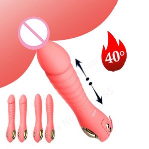 Leten Telescopic Vibrator Female Masturbation G SPOT Vibration Stick Electromagnetic Pulse Vaginal Sexiga leksaker för kvinna