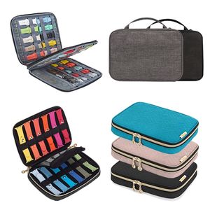 Titta på arrangören Fodral Hållbar multifunktion Portable Travel for Strap Band Carrying Band Storage Box Bag 220624