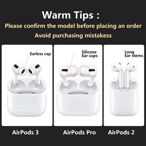 Hörlurstillbehör Luxurys Designers E Pro 123 Fall hörlurar Kuddar AirPod Case Gradient Färg Modellering Trådlös Bluetooth Earphones High Quali