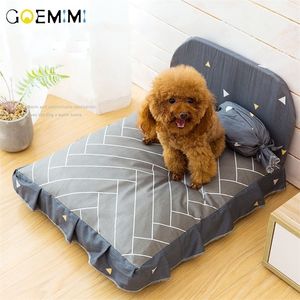 Dog Bed Cushion for Large Lovely Puppy Breathable House Pad Pet Nest Sofa Blanket Mat Animals LJ201028
