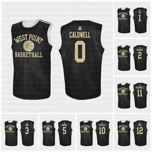 SJ98 C202 Army Black Knights NCAA College Basketball Jersey Josh Caldwell Nick Finke Jalen Rucker Charlie Peterson Lonnie Grayson Alex King Tucker