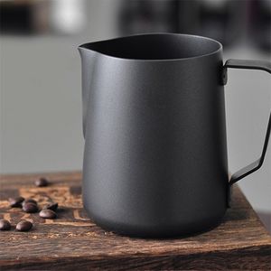 350 600 ml Non Stick Stal Stael Pitcher Milking Milking Jug Espresso Kawa Barista Craft Latte Pitch 210309