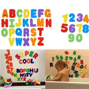 36 Teile/satz Alphanumerische Buchstaben Bad Puzzle EVA Kinder Baby Bad Spielzeug Frühe Pädagogische Kinder Bad Lustige Saugen Wasser Spielzeug 220531