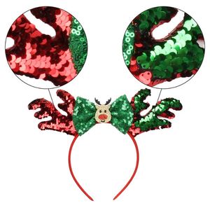 Hair Accessories Kids Christmas Hats Decorations Party Cosplay Glowing Headbands Children Festive Gift Hairstyle