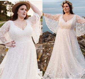 Abito da sposa da spiaggia taglie forti 2022 ali di pipistrello corte strascico abiti da sposa splendido affascinante taglie forti per le donne abito da sposa