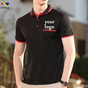 Anpassade tröjor är Polo -skjortor för män och kvinnor Shortsleeved Casual Catering och Cafe Work Shirts Advertising Tops 220609
