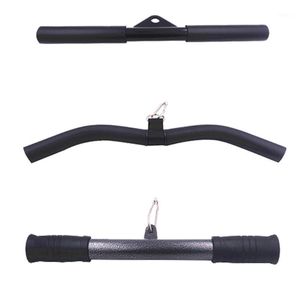 Accessories Biceps Triceps Bar T-bar Handle Grip Gym Pully Cable Machine Attachments For Pull Down Rope Lifting Fitness Workout