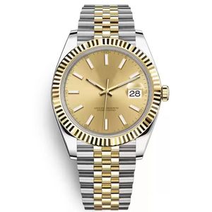 Reloj 2022 para hombre, relojes mecánicos automáticos, correa de plata, cristal de zafiro, reloj de pulsera impermeable de acero inoxidable completo, relojes de oro para mujer