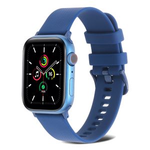 Silikon-Uhrenarmbänder für Apple Watch Ultra 49 mm Band iwatch Serie 8 7 6 5 4 3 2 se 38 mm 40 mm 45 mm universelle bunte Armbänder Smartwatch-Uhren Ersatz Schwarz US UK AU