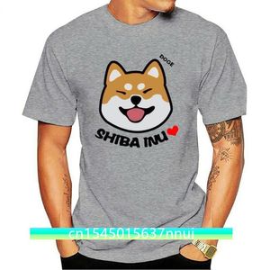 Doge shiba inu köpek evcil hayvan köpek yavrusu sevimli erkekler kadın pamuk gündelik tshirt tee cosplay erkek için% 100 pamuk 220702