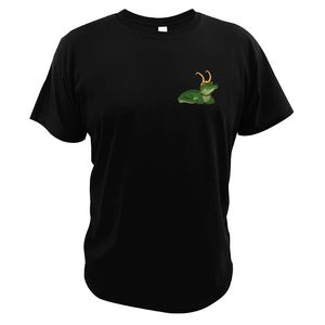 Timsah Loki Croki Yaramazlık tanrısı klasik t-shirt varyant Norse tanrı komik tee yenilik yaz% 100 pamuklu erkek giyim AB boyutu 220616