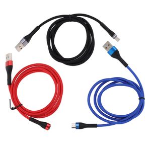 3A плетеные кабели для быстрой зарядки, тип C, кабель Micro USB для Samsung, Xiaomi, Huawei, Android, провод для зарядки телефона, шнур для передачи данных, 1 м