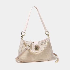 HBP plecak w stylu BagsHeulder Crossbody Baguette Bag dla kobiet Pearl Wysokiej jakości designerski torebka Famou Luksusowa marka Klasyczna dama 220723