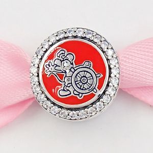 Schmuckherstellungsset aus 925er-Sterlingsilber, Disney-Miky-Maus-Kreuzfahrtlinie, Charm-Ketten, Perlen, individuelles Armband-Set für Frauen, Originalzubehör, Mädchen-Box, DIY, passend für Europa-Stil