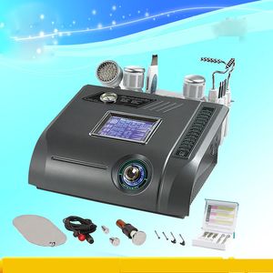 Tragbares Mesotherapie-Dermabrasions-Hautschönheitsgerät ohne Nadel mit LED-Photonentherapie, Bio-Facelift, Kalt- und Heißhammer, 6 Griffe