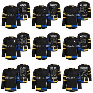 Alternativ Reversible Black Auston Matthews Hockey Jersey Mitch Marner Morgan Rielle Jack Campbell Mark Giordano Heritage Classic Classic